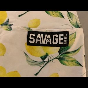 Savage Barbell Lemon Drop Booty Shorts